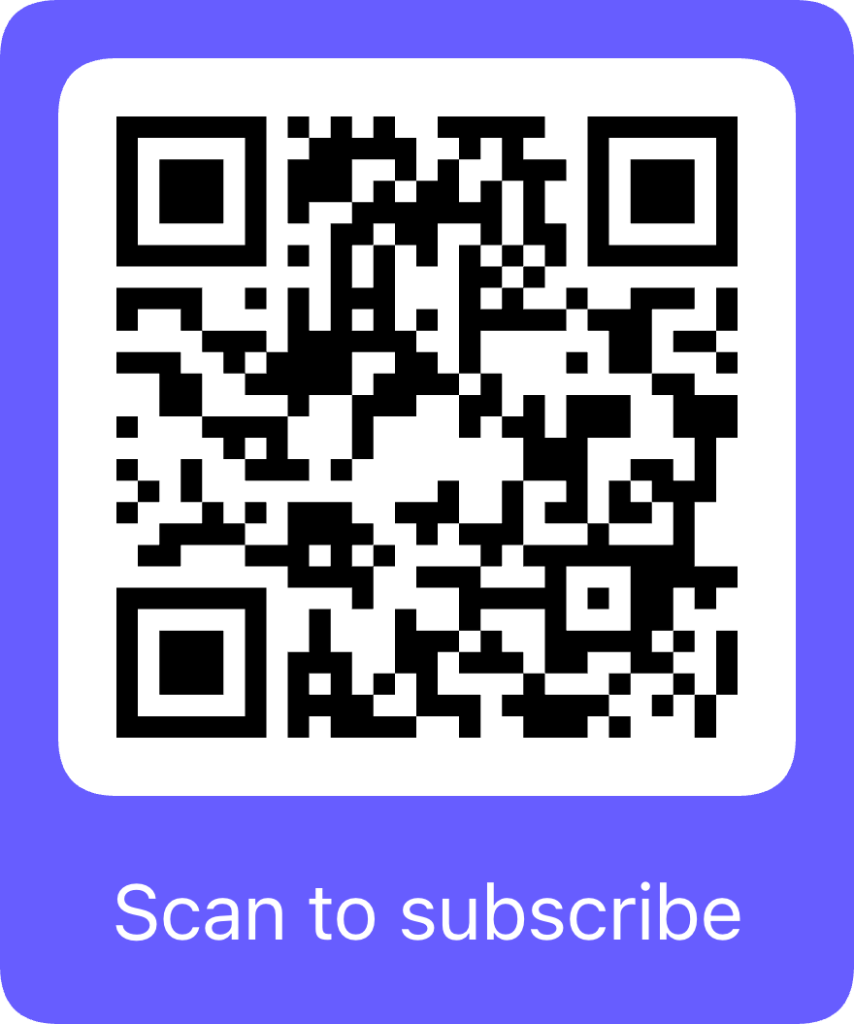 QR Code - Scan to subscribe