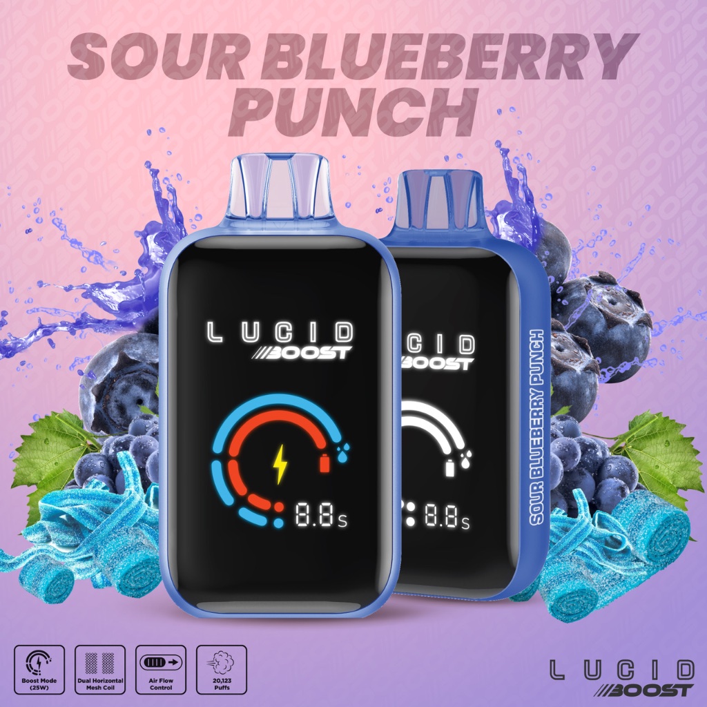 LUCID BOOST Sour Blueberry Punch