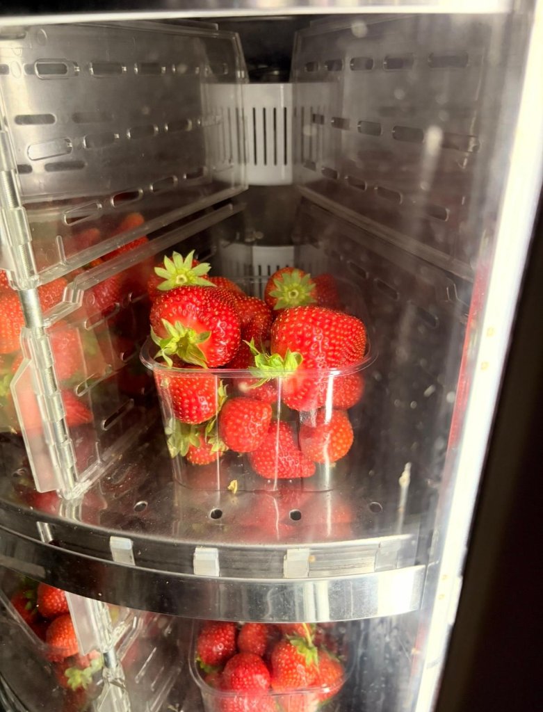 Aardbei automaat