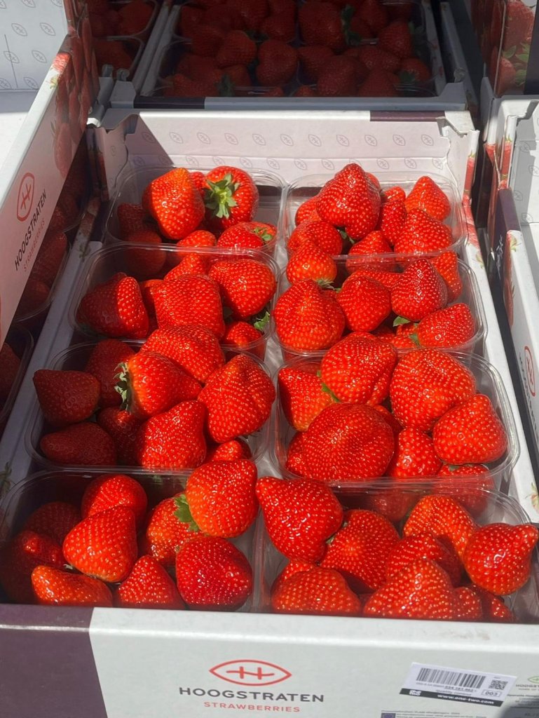 Verse aardbeien automaat