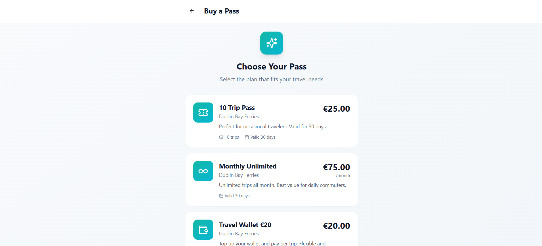 transit pass template preview