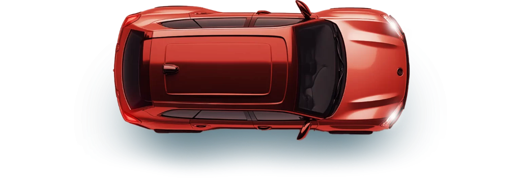 Carro visto de cima