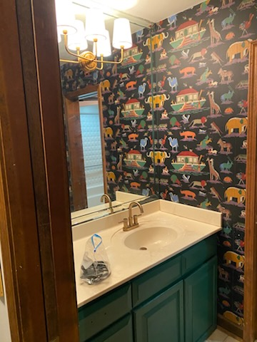 Before: Vanity & Wallpaper