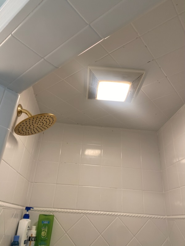 Gold Fixture Shower Upgrade