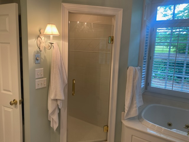 Before: Shower & Tub Area