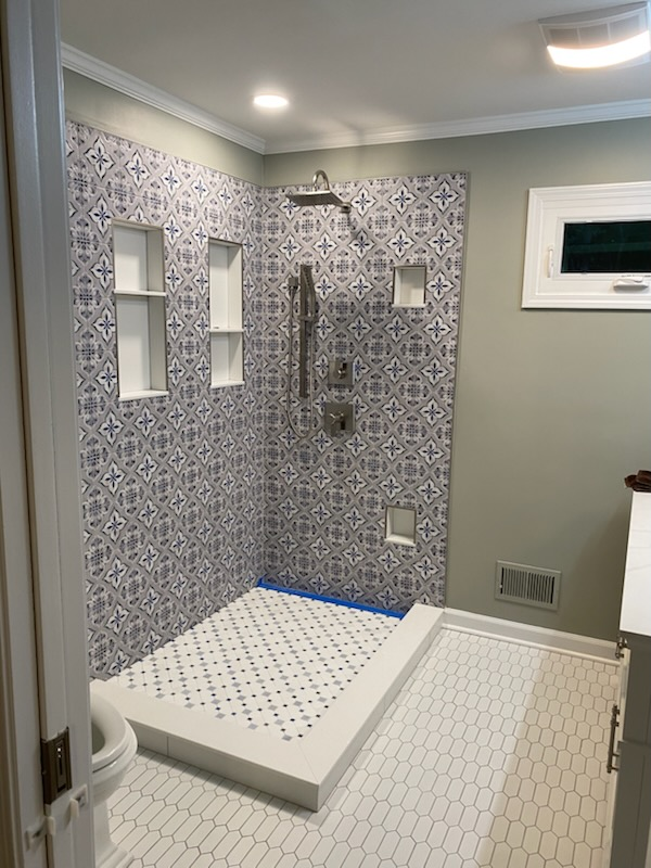Elegant Walk-In Shower