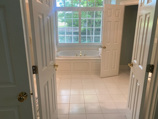 Before: Master Bath with Soaking Tub