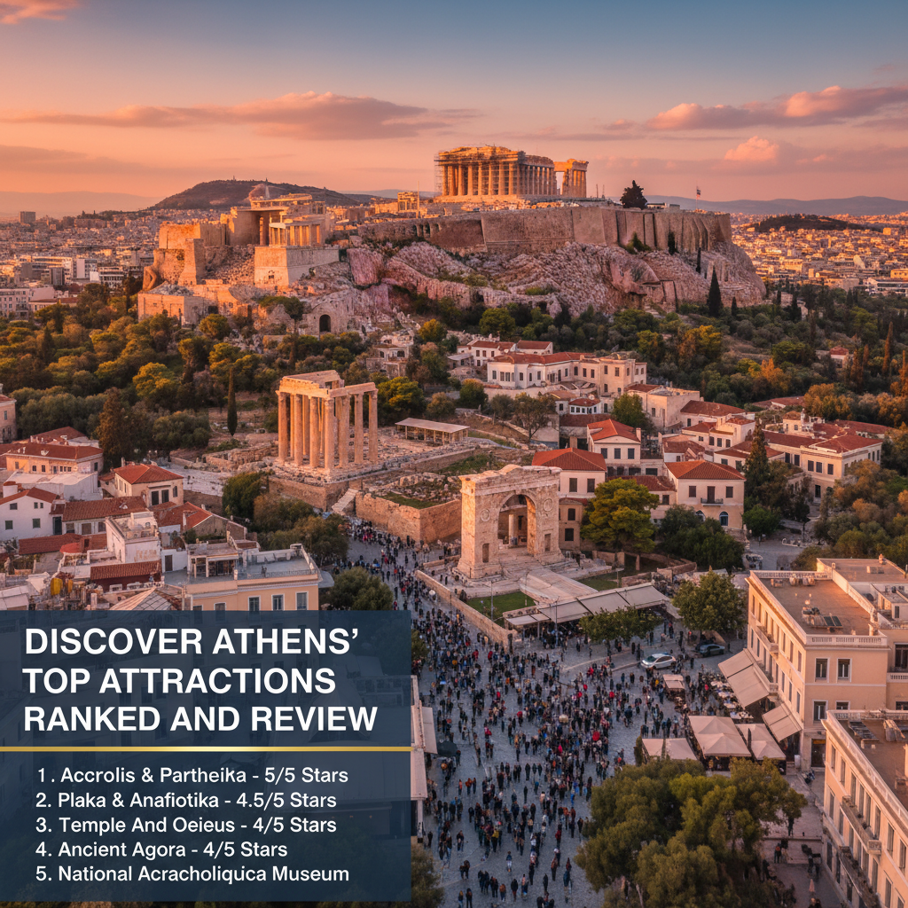 A panoramic view of Athens showcasing its historic landmarks and vibrant culture.