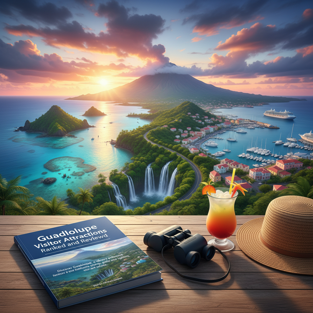 Breathtaking view of Guadeloupe's stunning beaches and landscapes