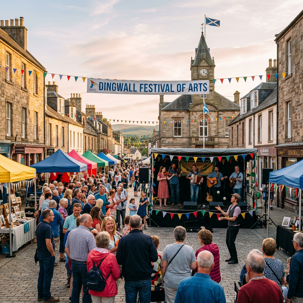 Dingwall Festival of Arts in Dingwall - stunning view of this iconic entertainment