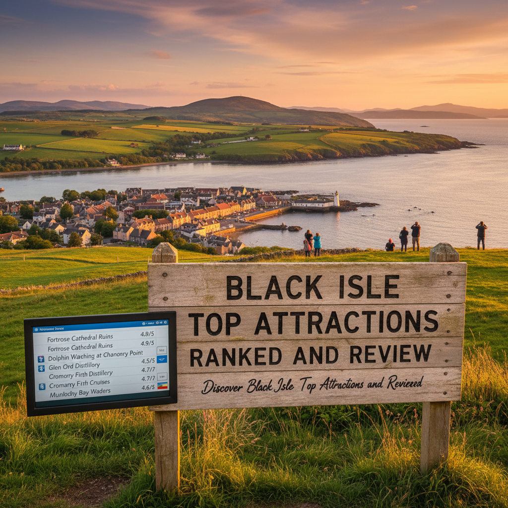 Stunning view of Black Isle, showcasing its natural beauty and attractions.