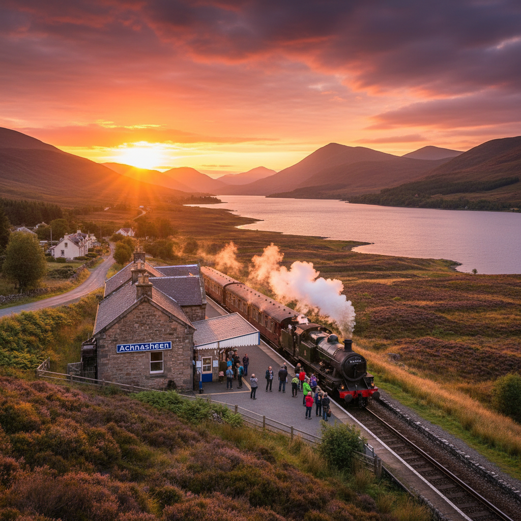 Scenic view of Achnasheen showcasing its natural beauty and attractions.