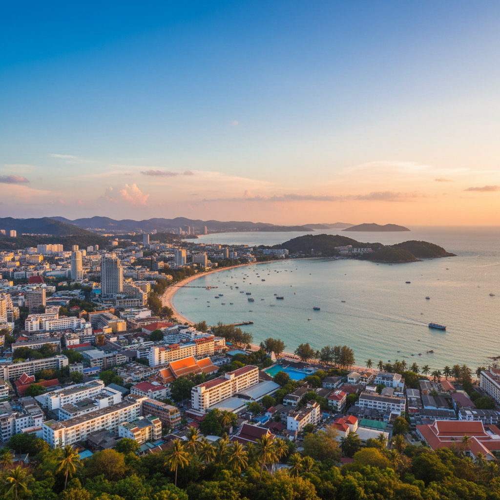 Stunning view of Patong Beach, a top attraction in Thailand