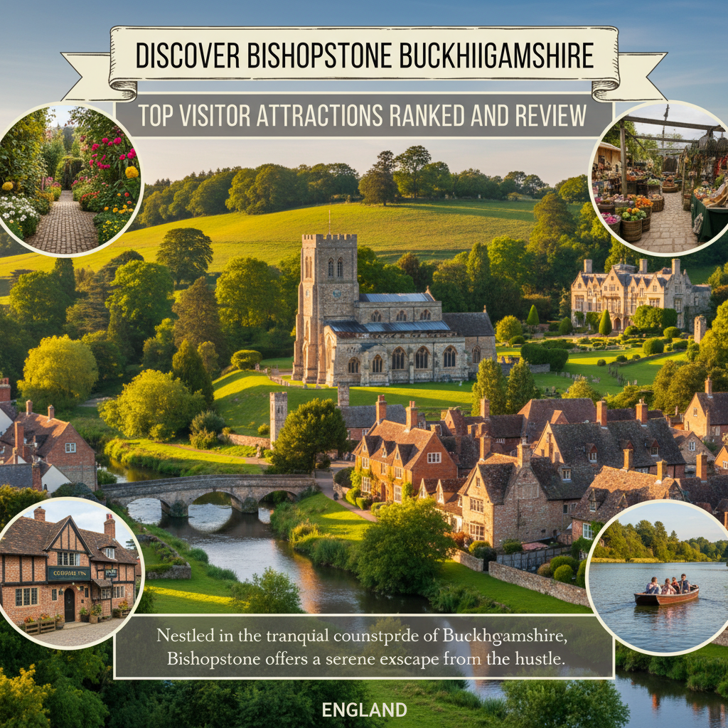 Scenic view of attractions in Bishopstone, Buckinghamshire, England.