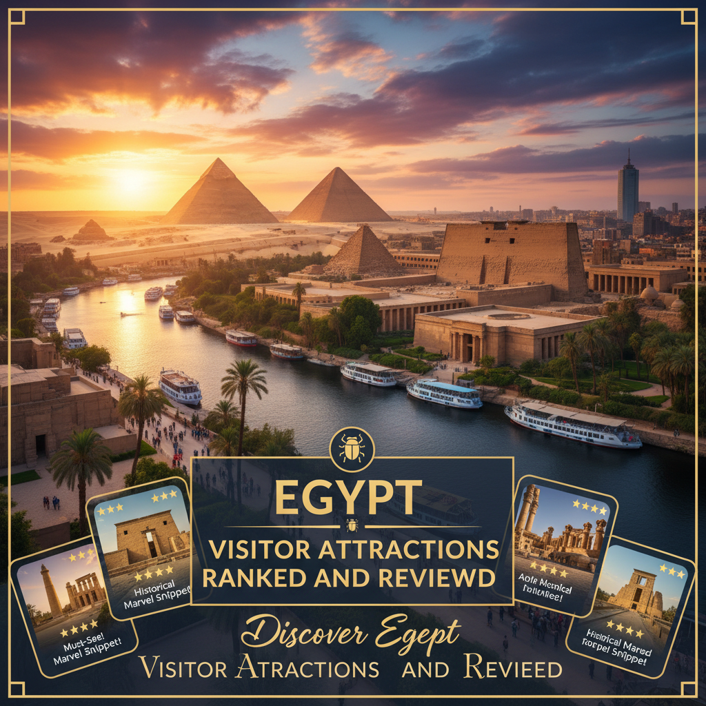 Breathtaking view of the Pyramids of Giza at sunset