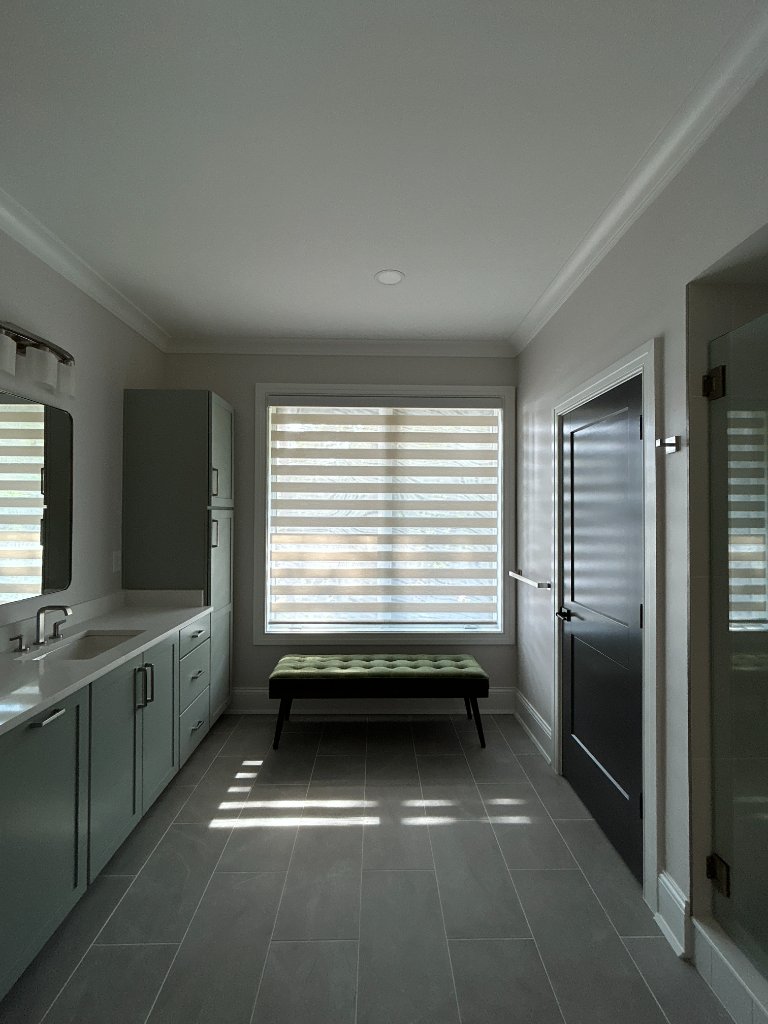 Zebra Blinds - Bathroom