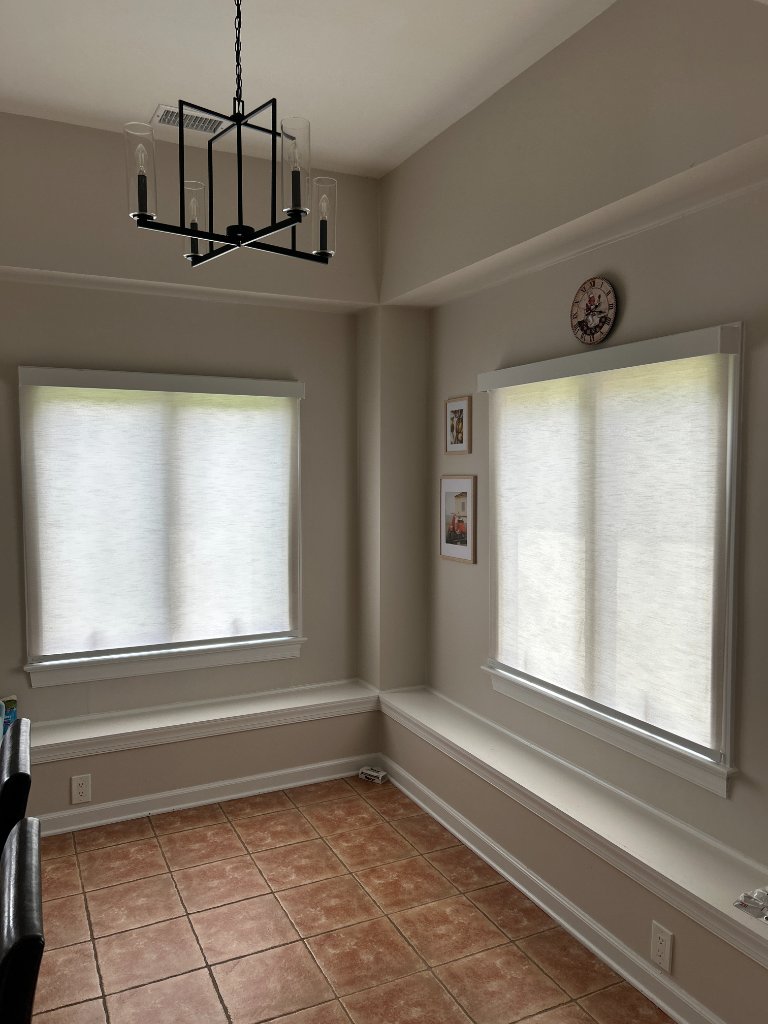 Roller Blinds - Dining Room