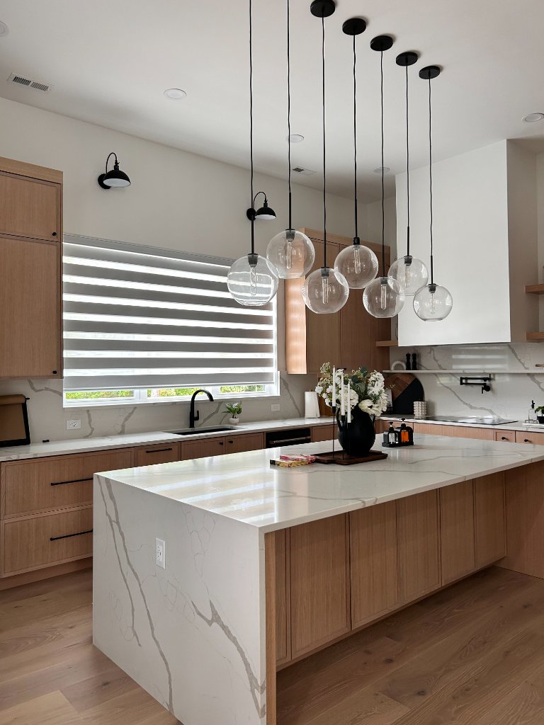 Zebra Blinds - Kitchen