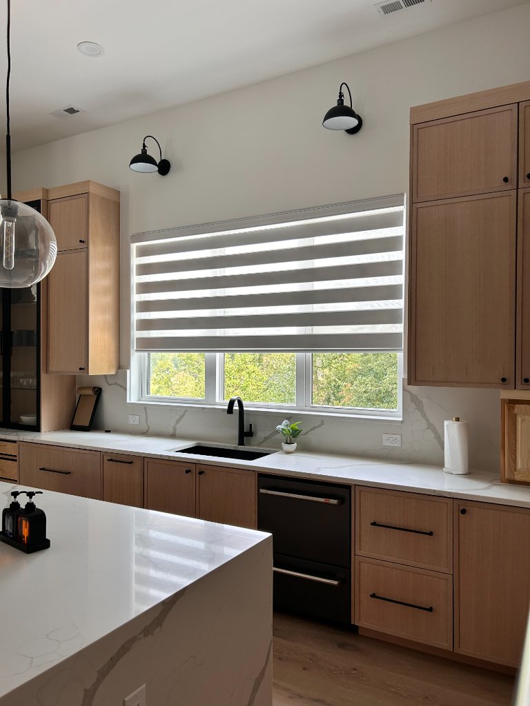 Zebra Blinds - Kitchen