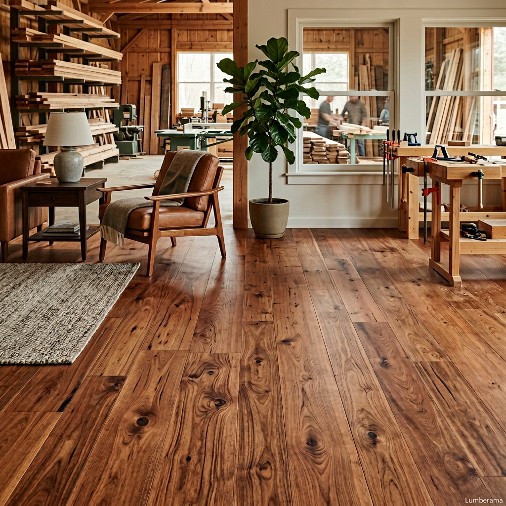 Jatoba Flooring installed