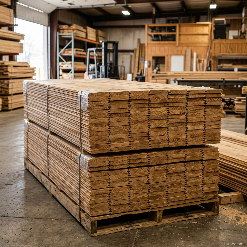 Installing hardwood flooring