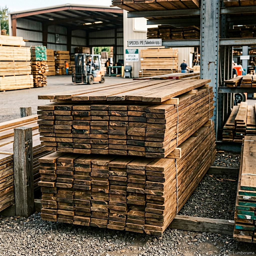 Ipe wood lumber