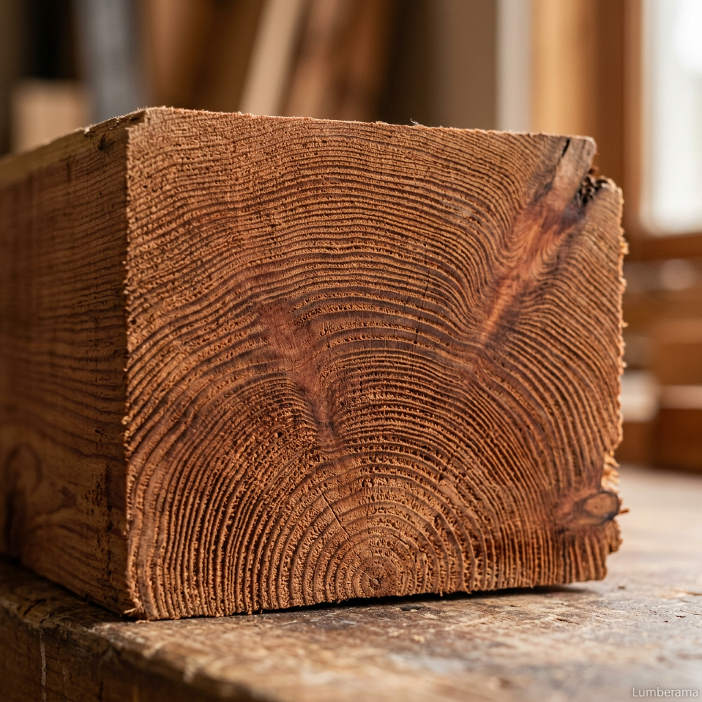 Western Red Cedar wood grain detail