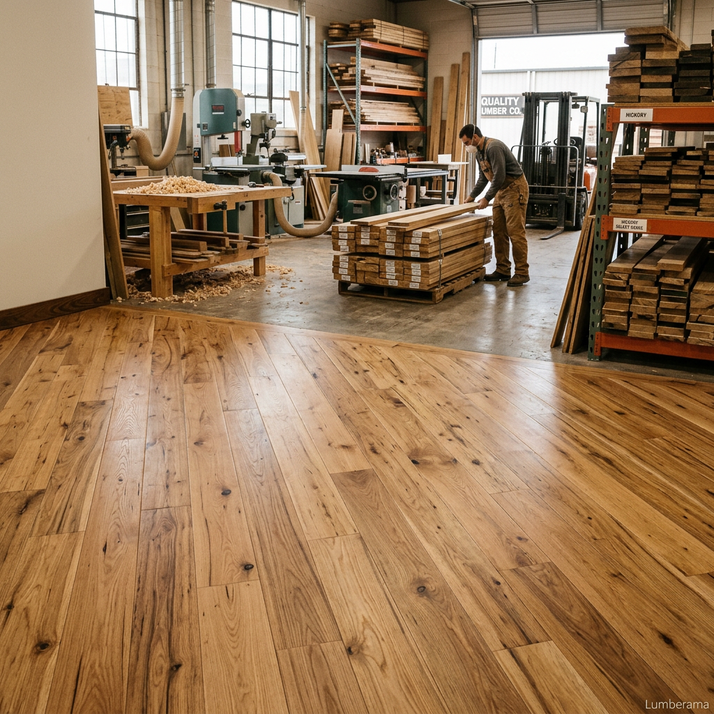 Hickory Flooring installed