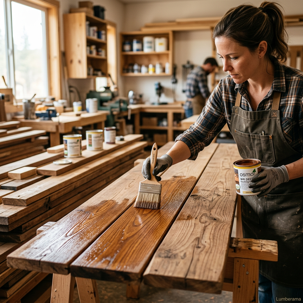 Wood finishes and stains