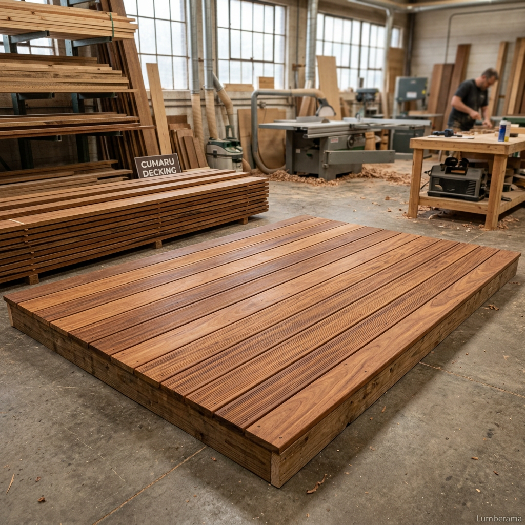 Cumaru Decking installed