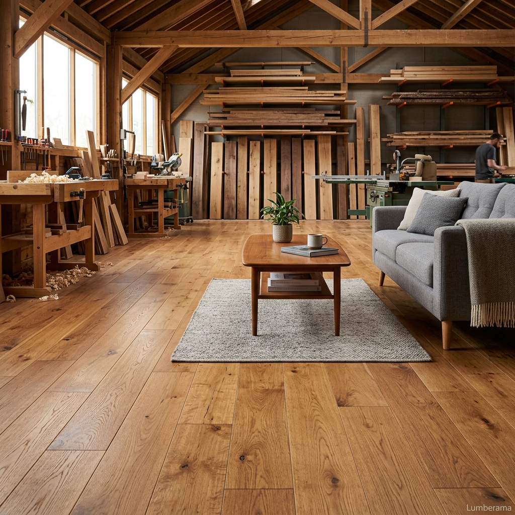 Hardwood flooring
