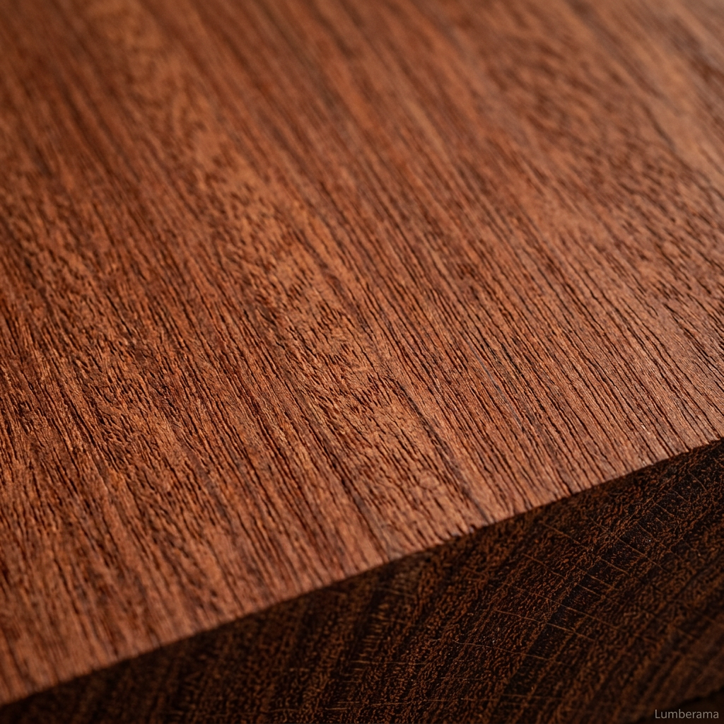 Mahogany wood grain detail
