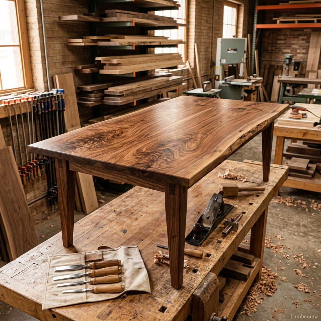 Exotic wood furniture