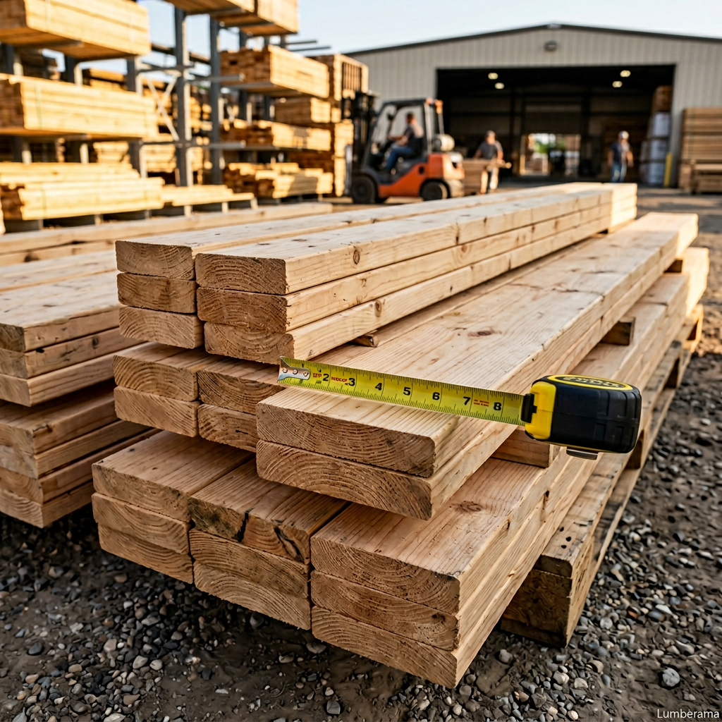 Lumber sizing guide