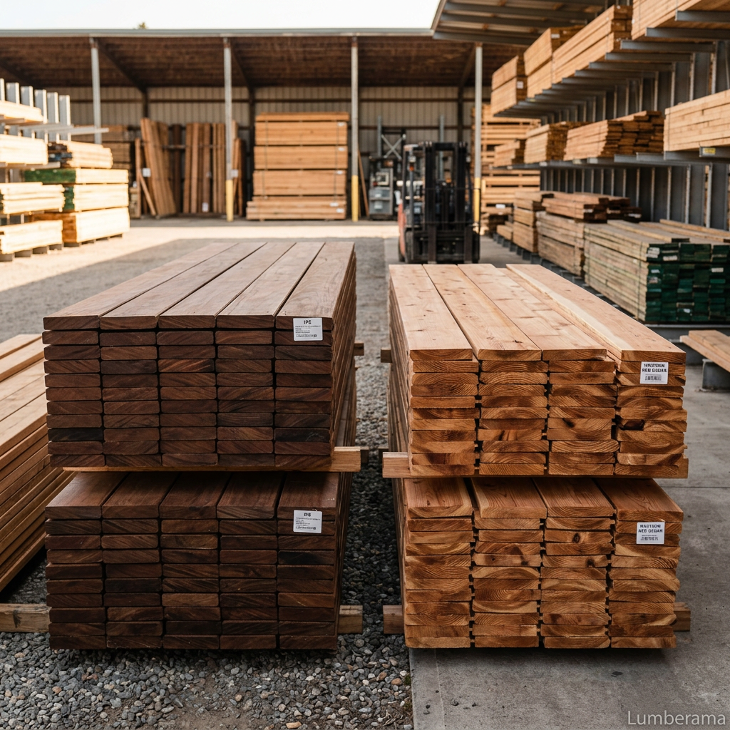 Ipe vs Western Red Cedar comparison