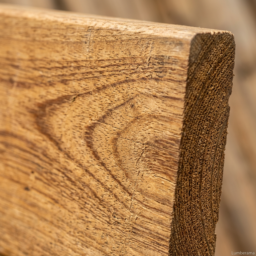 Garapa Decking wood grain