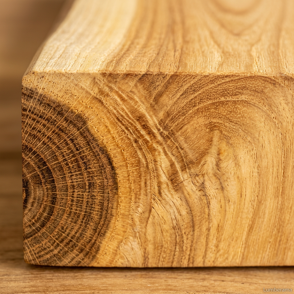 Garapa wood grain texture