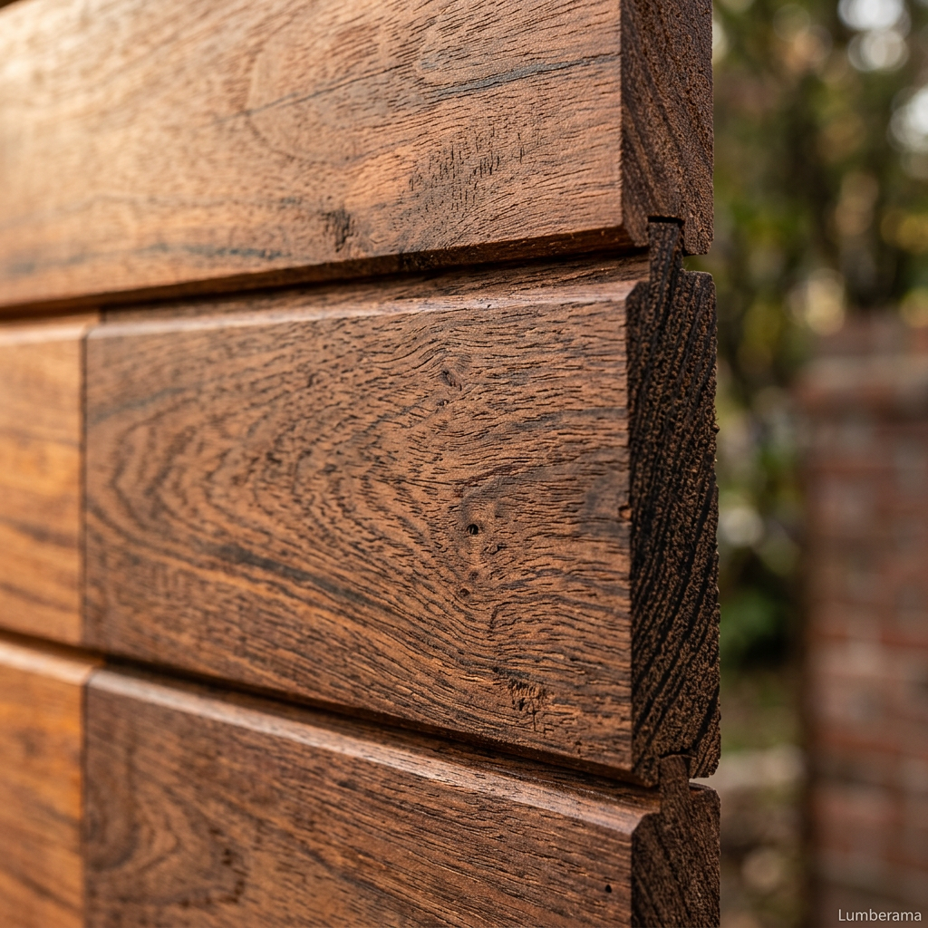Ipe Siding wood grain