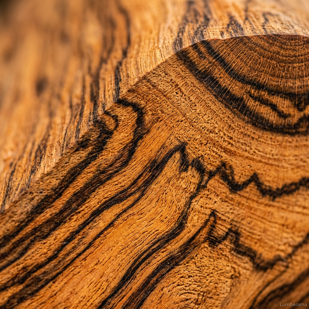Tigerwood wood grain texture