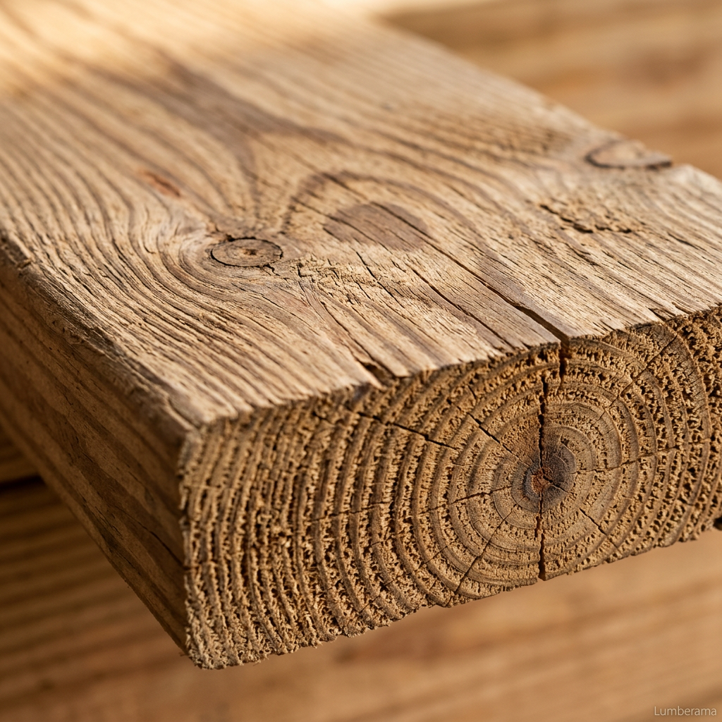 Pressure Treated Pine Decking wood grain