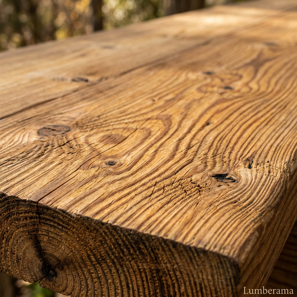 Cypress Decking wood grain