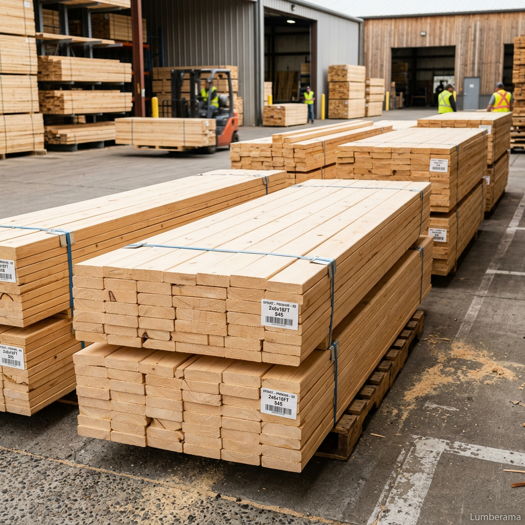 Spruce lumber