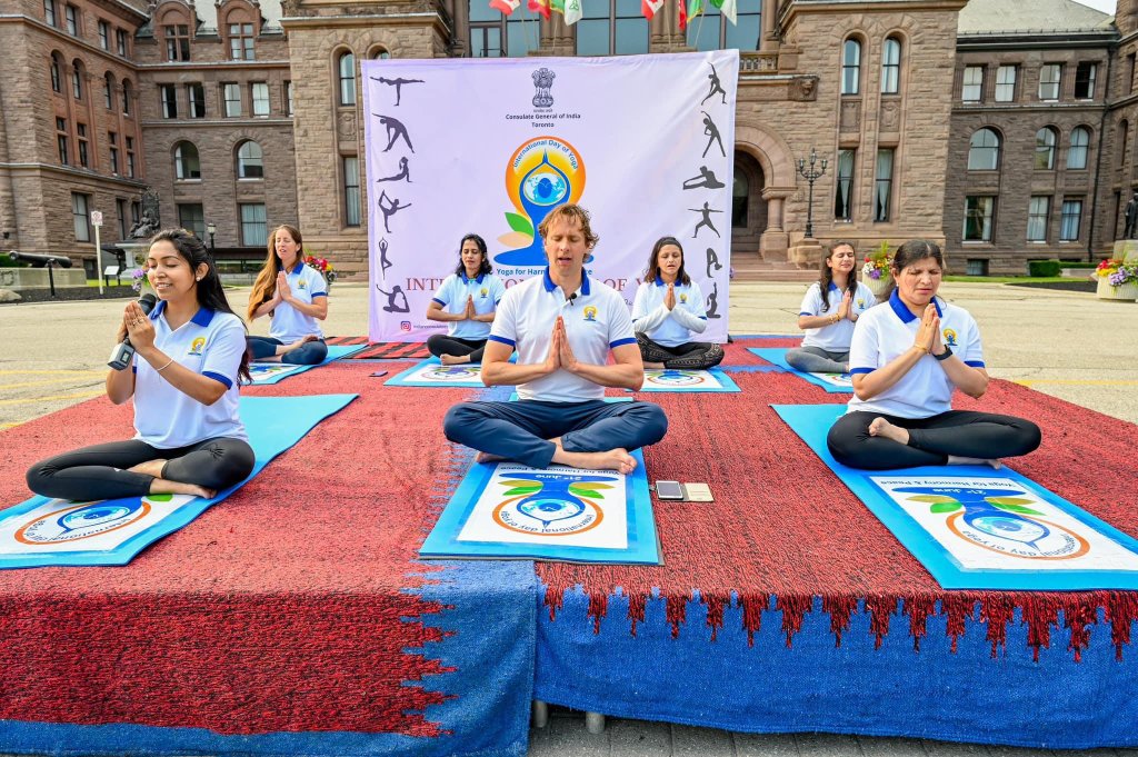 International Day of Yoga event