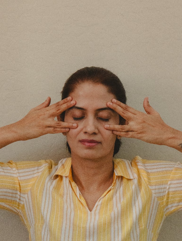 Face yoga practice