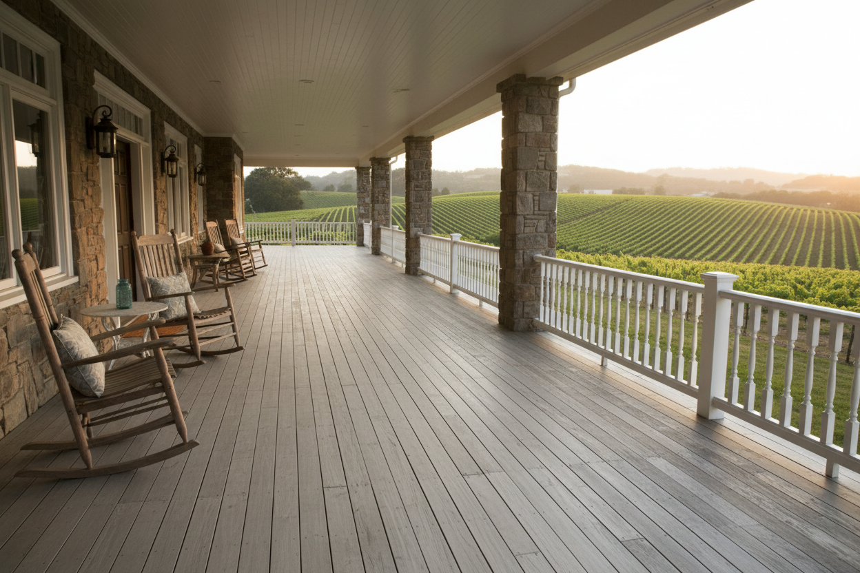 Vineyard Estate Wraparound Porch