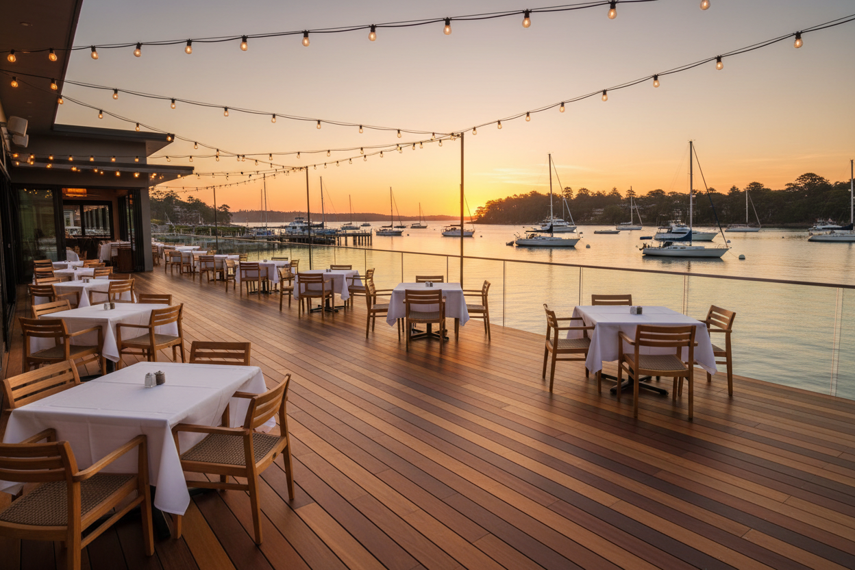 Waterfront Restaurant Deck
