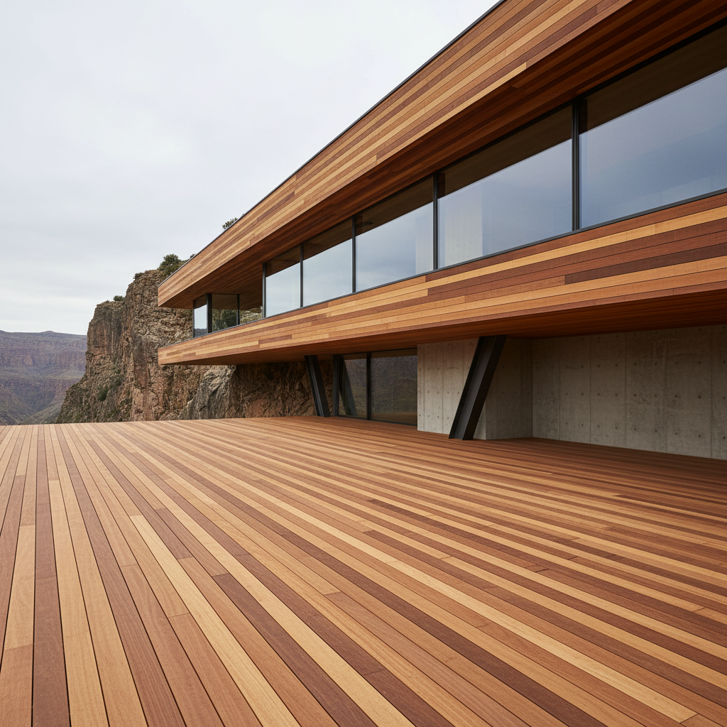 Modernist Hillside Villa Siding