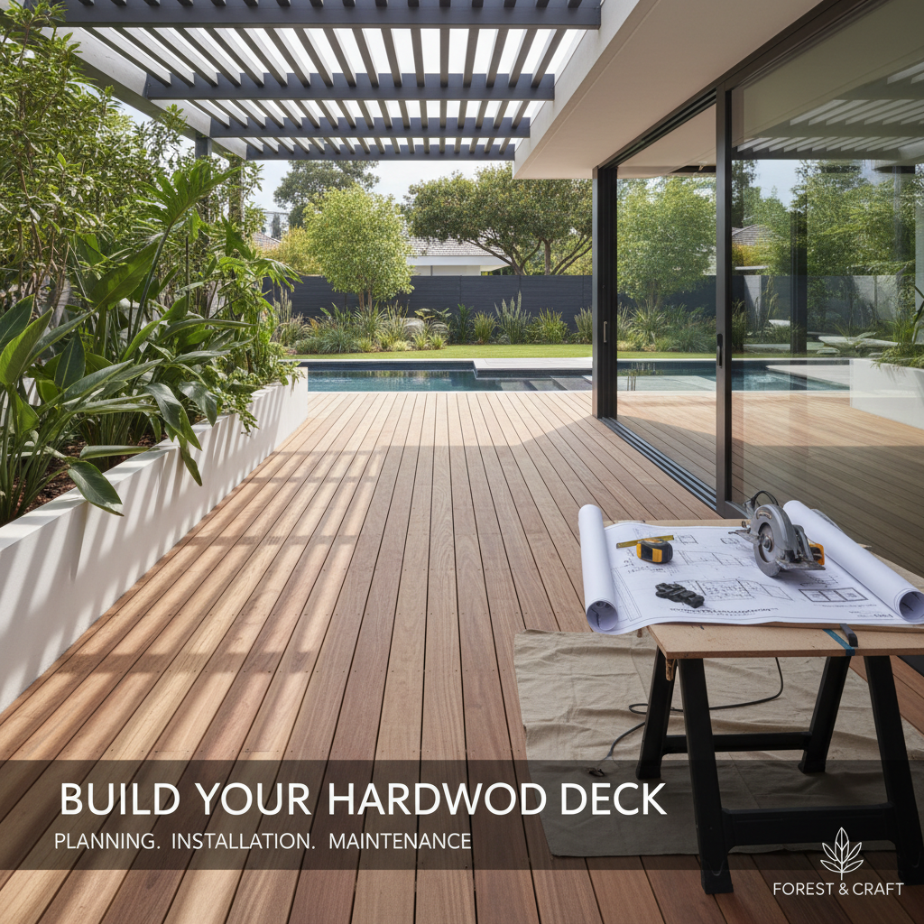 How to Build a Hardwood Deck: Planning, Execution, and Installing Joists