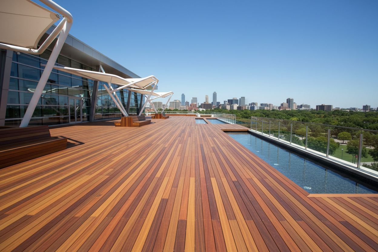 Convention Center Grand Terrace — Decking (Boardwalk & Commercial) | Ipe Wood Design Inspiration