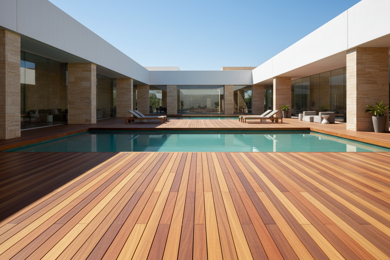 Contemporary Desert Resort Courtyard